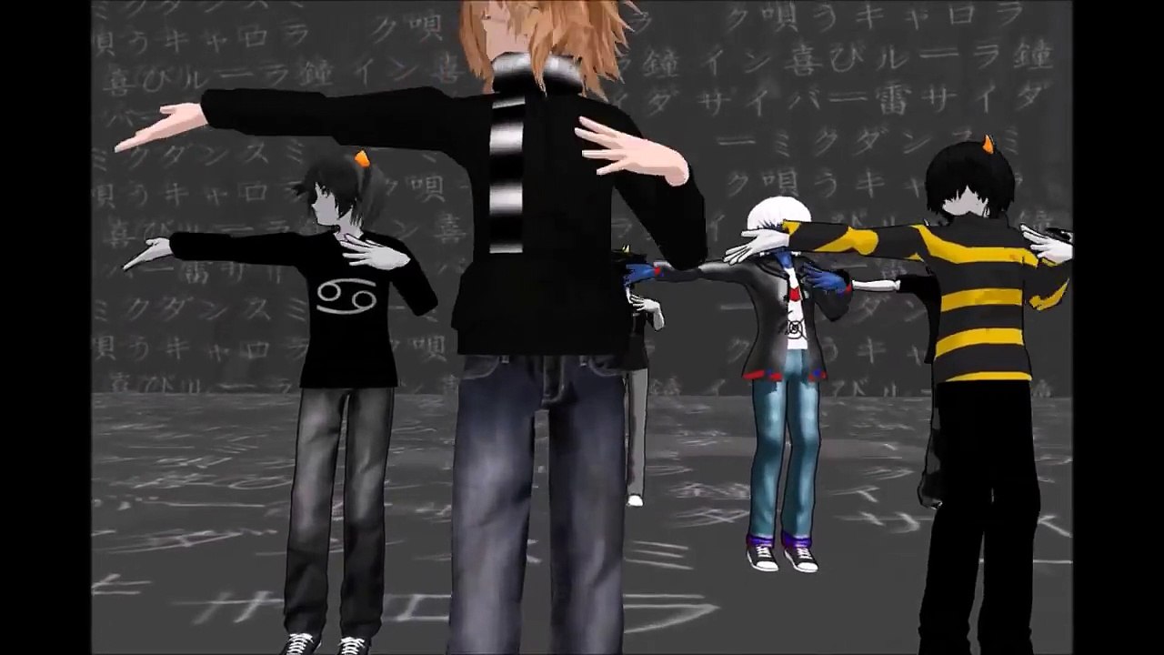 Bad Apple MMD - CreepyPasta Meets Homestuck