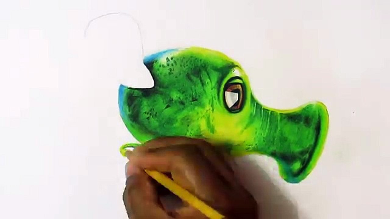 Drawing Peashooter - Plants vs Zombies Garden Warfare