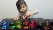 COLOR MIXING | Learn Colors With Food Coloring and Toys for Children, Toddlers and Babies