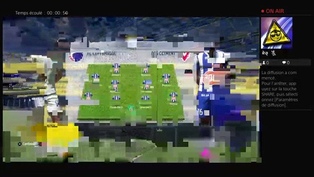Diffusion PS4 en direct de clementnouvellon