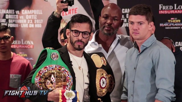 JORGE LINARES VS. LUKE CAMPBELL FULL FACE OFF - FINAL PRESS CONFERENCE-buf7bXFUiFY
