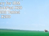 CWK High Performance New Battery for IBM Lenovo ThinkPad X200 Tablet X200 Tablet 2263