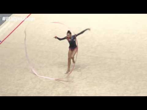 Evita Griskenas - Ribbon - 2016 USA Gymnastics Championships - Finals