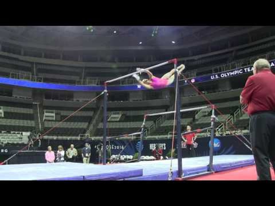 Maggie Nichols - Uneven Bars - 2016 U.S. Olympic Trials - Podium Training