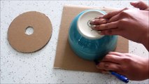 DIY : How To Make Paper Towel Holder Using Recycled Cardboard