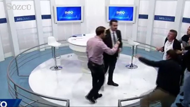 İki milletvekili canlı yayında yumruk yumruğa birbirine girdi