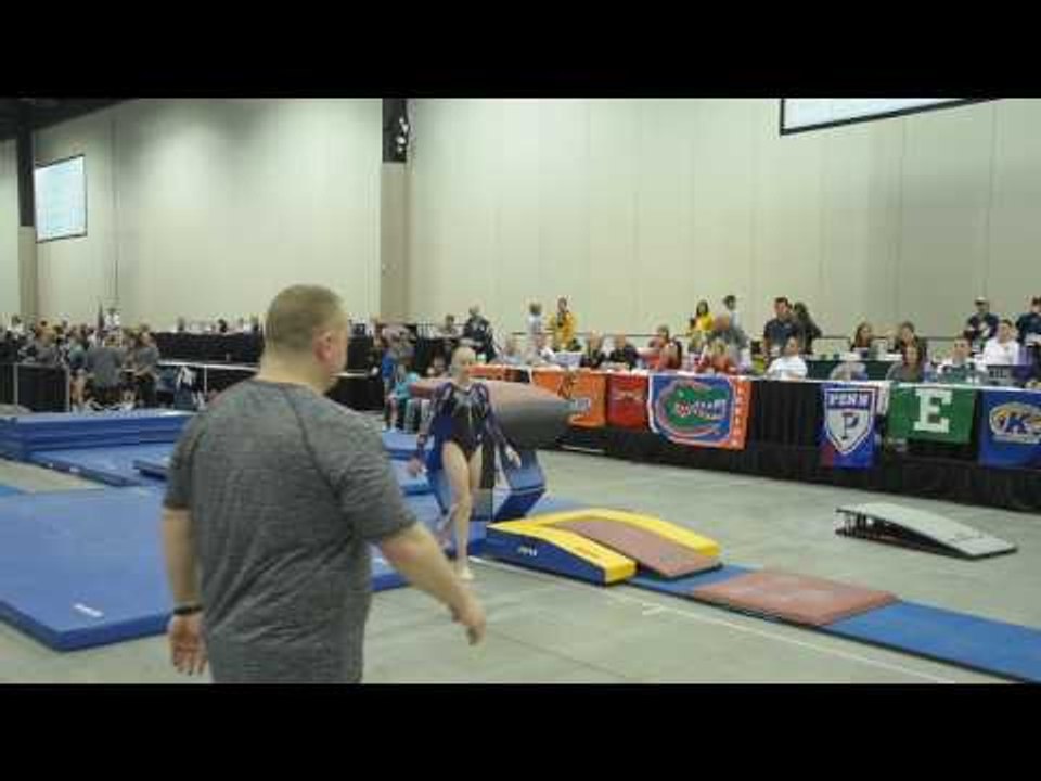 Carly Bauman - Vault 1 - 2017 Women's Junior Olympic Championships