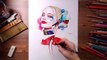 Suicide Squad : Harley Quinn (Margot Robbie) - Speed drawing