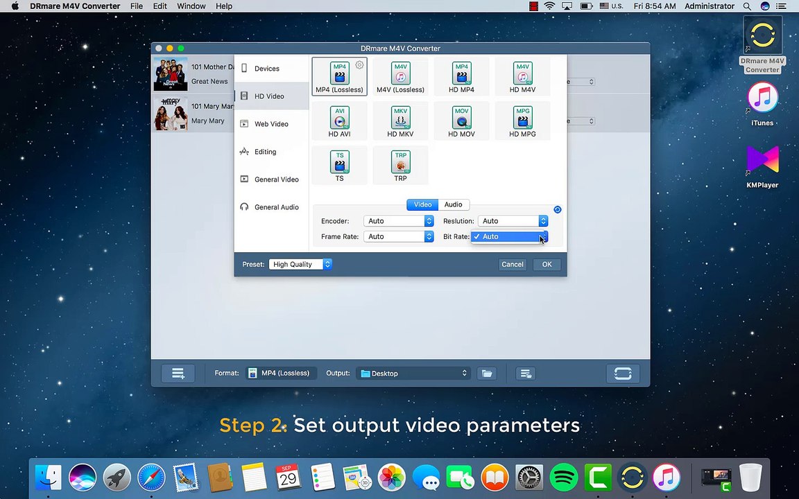 How to Play iTunes DRM M4V Videos on KMPlayer