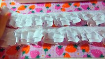 Easy Kawaii DIY - How to Restye Your Shirt to Lolita blouse   Ruffle Trims