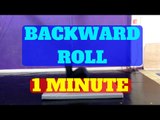 1 minute to learn circus, acrobatics backward roll