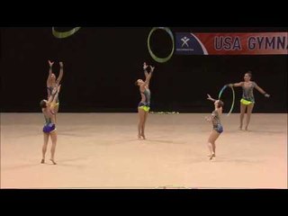 U.S. Group - Five Hoops - 2017 USA Gymnastics Championships