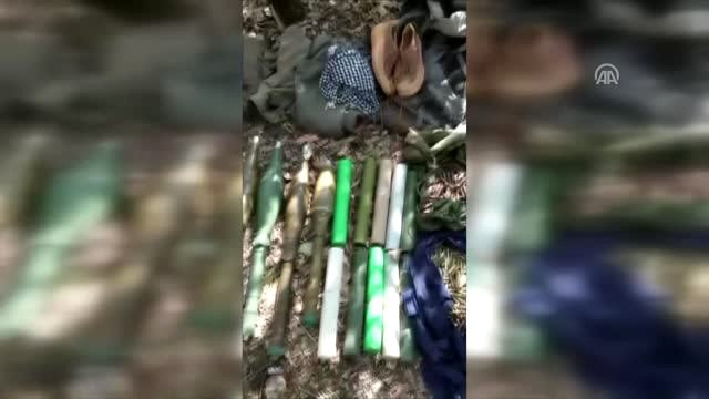 Terör Örgütü PKK'nın 7 Sığınağı İmha Edildi