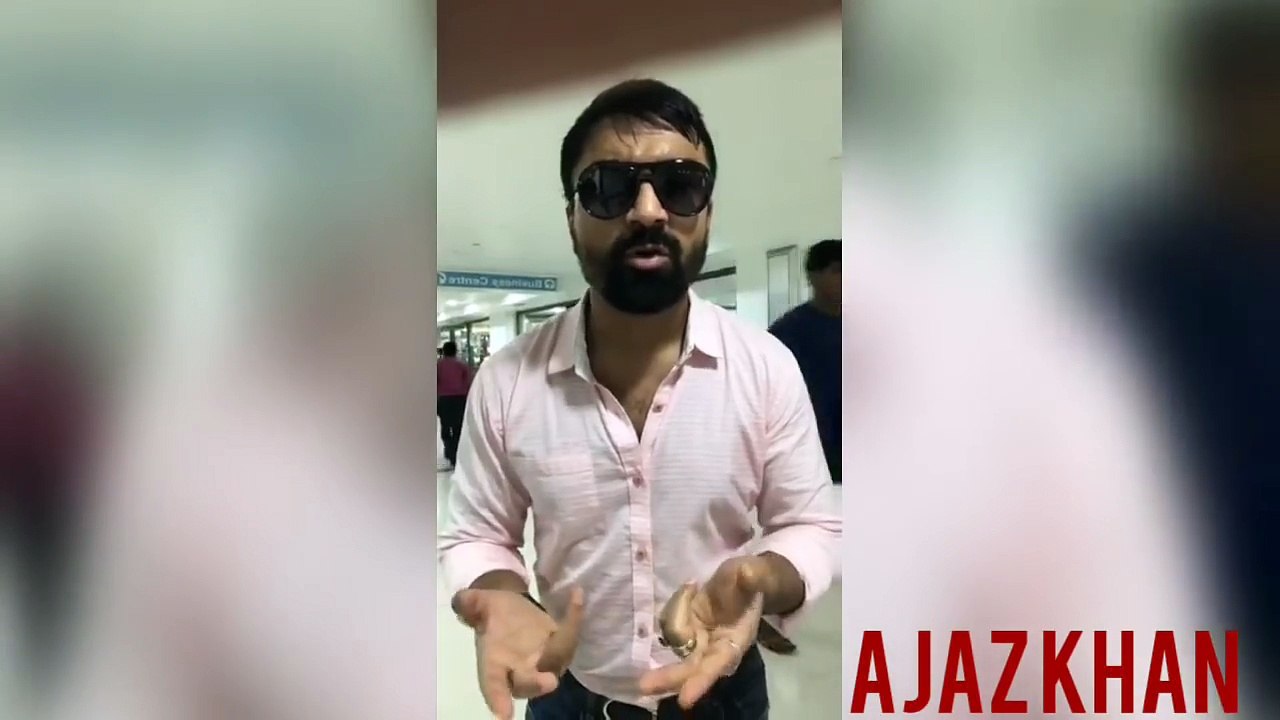Ajaz Khan Message For Chief Of MIM Asaduddin Owaisi {Today}