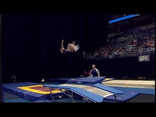 Austin Nacey - Double Mini Final Pass 2 - 2017 USA Gymnastics Championships