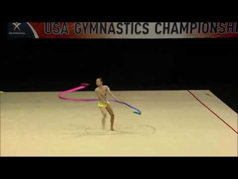 Laura Zeng - Ribbon - 2017 USA Gymnastics Championships - All-Around Finals