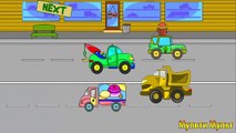 Transport for Kids - Kids Puzzles Cars and Trucks - Police Car, Fire Truck, Transporter and others