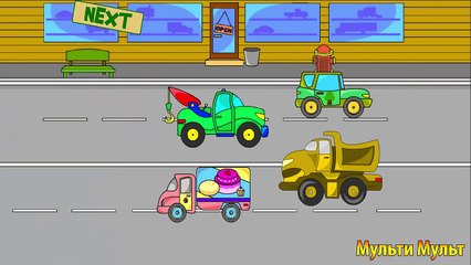 Transport for Kids - Kids Puzzles Cars and Trucks - Police Car, Fire Truck, Transporter and others