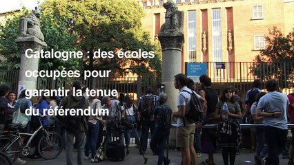 Catalogne: des écoles occupées pour garantir le référendum
