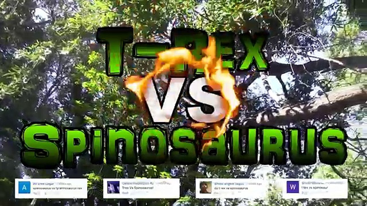 T-REX VS SPINOSAURUS- Dino Duels Ep. 3