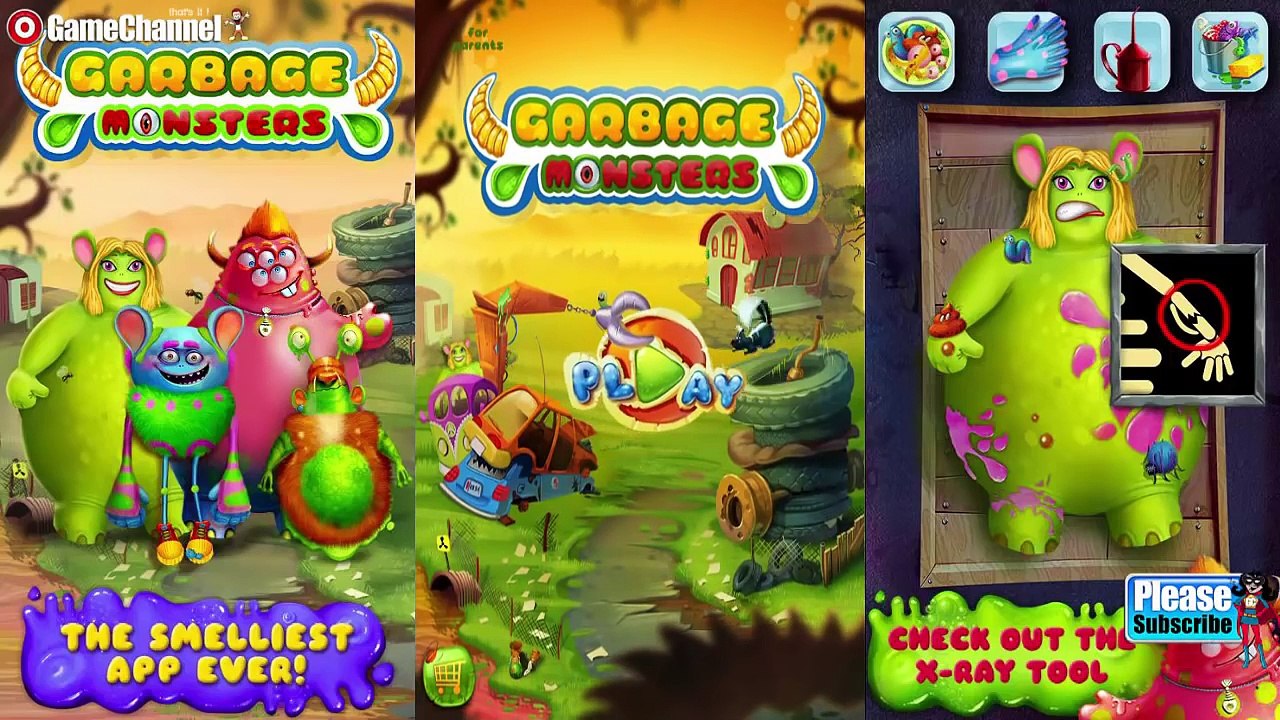 Garbage Monster Messy Makeover Videos games for Kids - Girls - Baby Android İOS Tabtale Free new