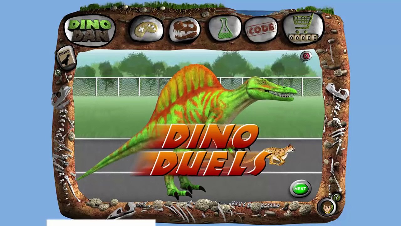 DINO DAN : DINO DUELS #78 - Tyrannosaurus VS. Cheetah