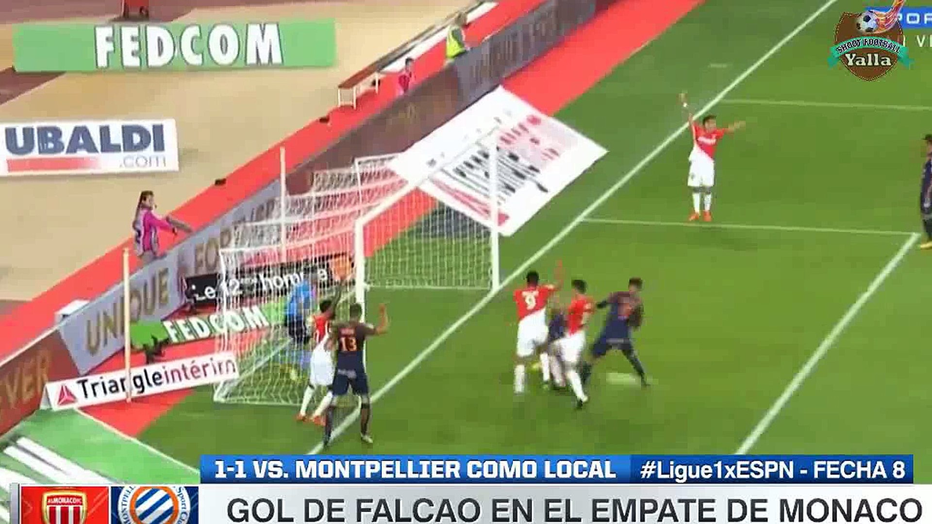 Monaco vs Montpellier 1-1 all goals andhighlights