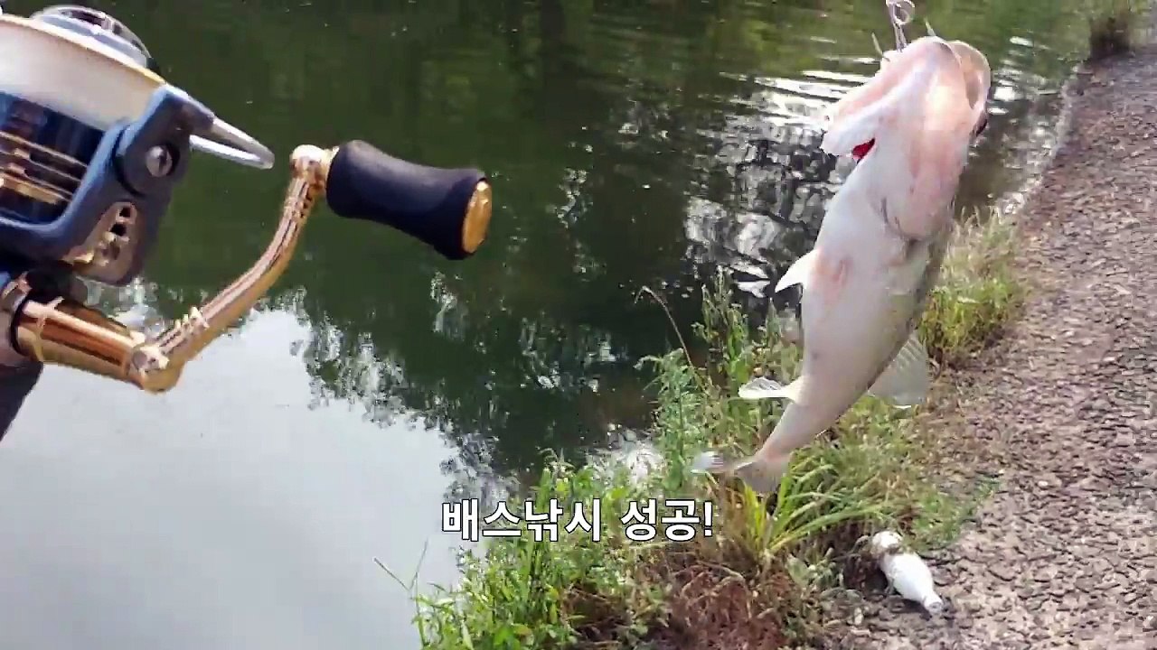 빙어대로 배스잡기!! #극한의 손맛!! 민물 루어낚시 [괴짜낚시TV]