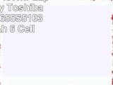 UBatteries 48Whr Laptop Battery Toshiba Satellite L655S5103  4400mAh 6 Cell
