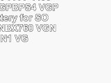 PowerSmart 111V 4400mAh 49Wh VGPBPS4 VGPBPS4A Battery for SONY VAIO VGNBX760