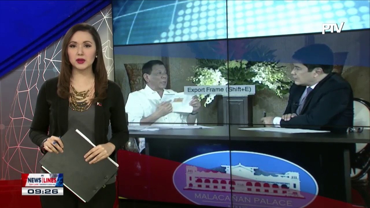 President Duterte bares new evidence of alleged Trillanes bank accounts