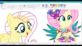 MLP Speedpaint Transformation Legend Of Everfree Mane 7 Ponified [Part1]