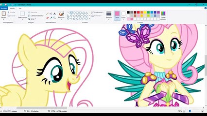 MLP Speedpaint Transformation Legend Of Everfree Mane 7 Ponified [Part1]