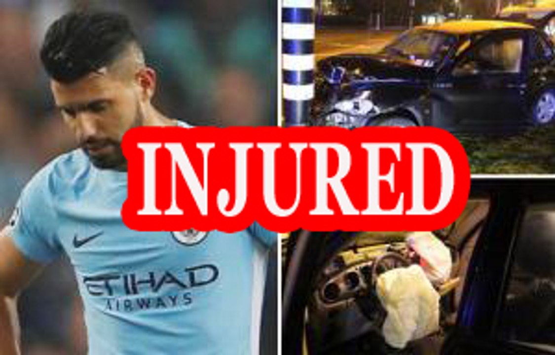 Sergio aguero injured in car accident