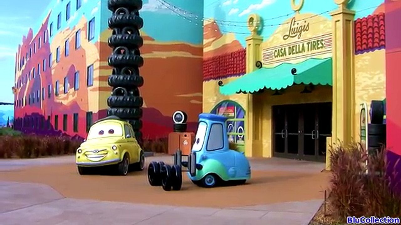 Cars Land Resort in Orlando Visit Radiator Springs Wheel Well Motel & Luigis Casa Della Tires FL