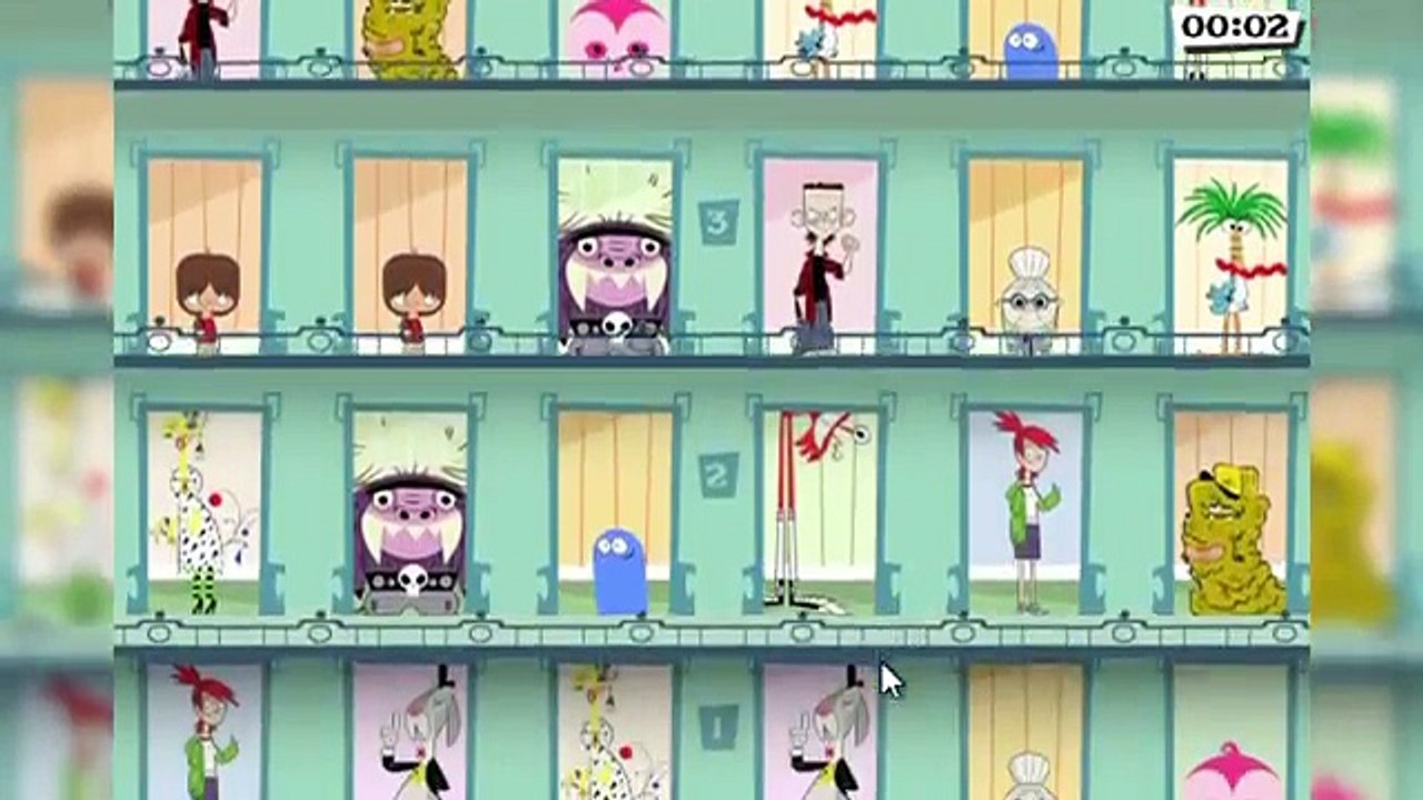 Cartoon Network Games: Fosters Home For Imaginary Friends - Door To Door