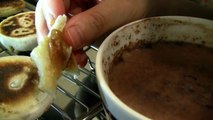 Pan-fried Glutinous Rice Cakes & GODIVA Chocolate Milk | 燒餅 : ASMR / Mukbang ( Eating Sounds )