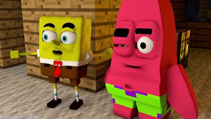 SPONGEBOB IN MINECRAFT 4! ♫ (3D Animation)