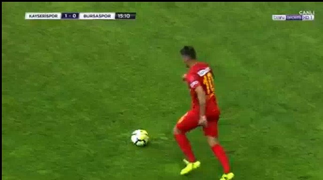 Guray Vural Goal HD - Kayserispor	1-0	Bursaspor 30.09.2017