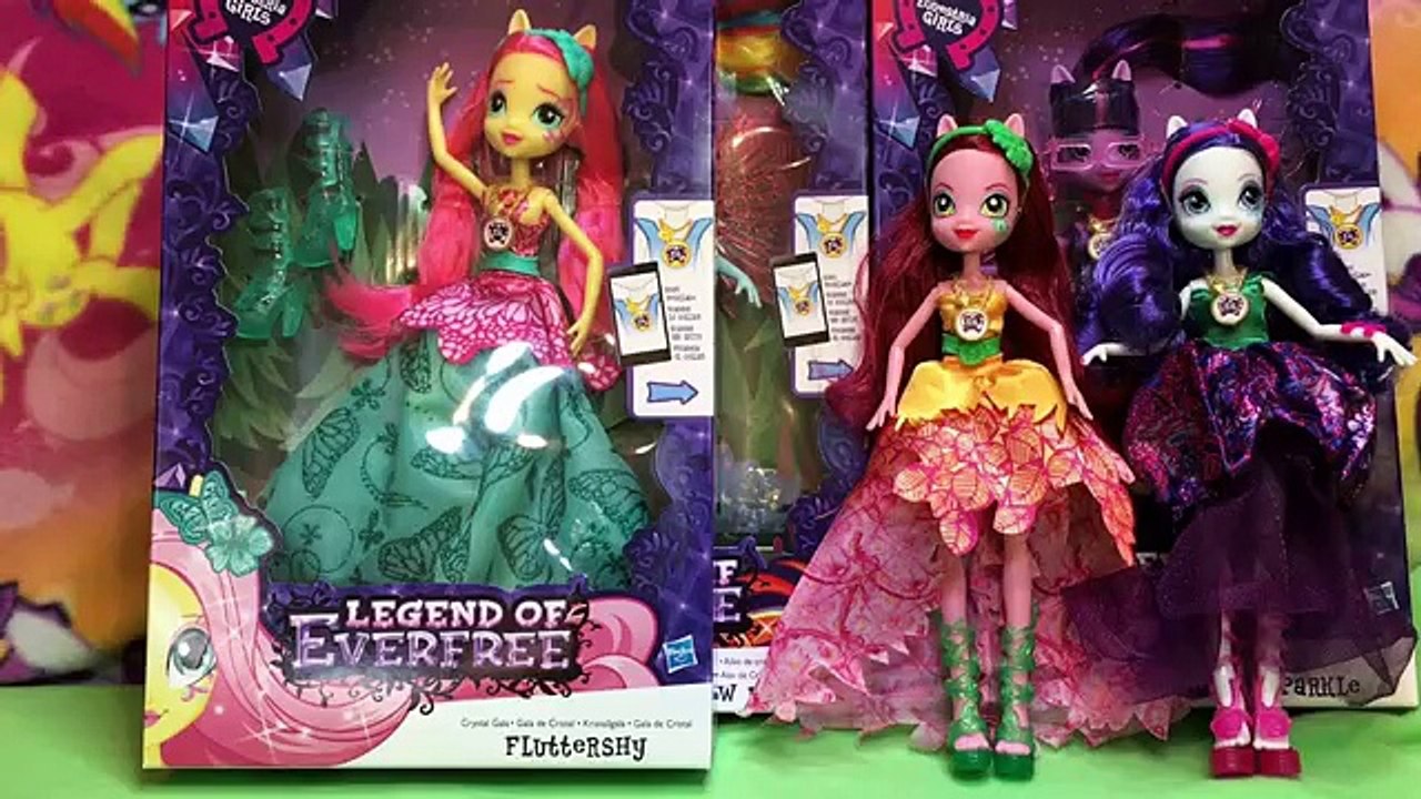 My Little Pony Equestria Girls Legend of Everfree Crystal Gala Fluttershy MLP EG Zapcode QuakeToys