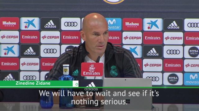 Bale injury 'nothing serious' - Zidane