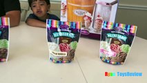 ICE CREAM MAKER Machine! Makes REAL YUMMY ICE CREAM treats with Ryan ToysReview and Spiderman toy