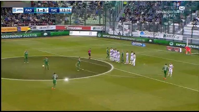 Guillermo Federico Molins Palmeiro SUPER Goal HD - Panathinaikos 2-0 Giannina 30.09.2017