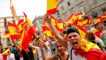 Protestas contra el referéndum de Cataluña