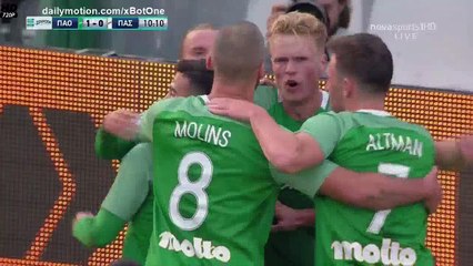 Oscar Hiljemark Goal HD - Panathinaikos 1 - 0 Giannina - 30.09.2017 (Full Replay)