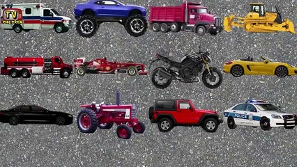 Car Racing For Kids, Police car, Ferrari, Ambulance, Truck, and Motor