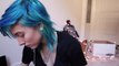 GET READY WITH ME! Blue Hair Edition | Alex Dorame