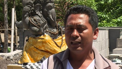 متطوّعون يتحدّون خطر البركان لإنقاذ حيوانات مهجورة في جزيرة بالي