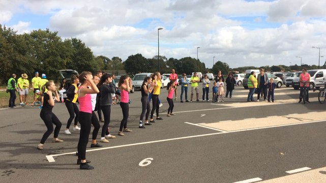 Départ du défi 1000 cyclistes