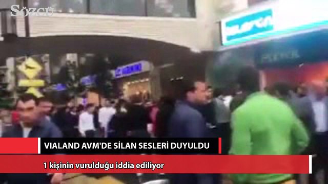 Vialand AVM'de silah sesleri!